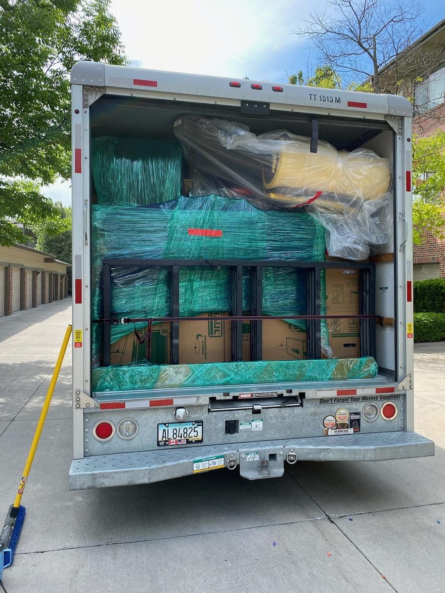 26-foot moving truck packed tight and road-safe by MY Moving Pros in Omaha